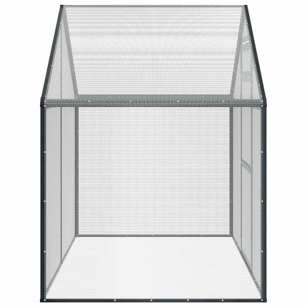 Bird Cage Anthracite 71.46 x 43.50 x 68.31 in Welded Wire Mesh