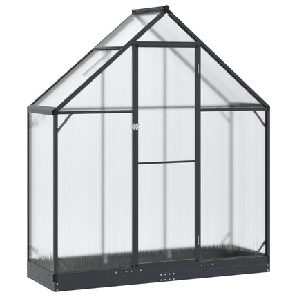 Garden Greenhouse with Door Anthracite 72.24 x 25.00 x 81.50 in