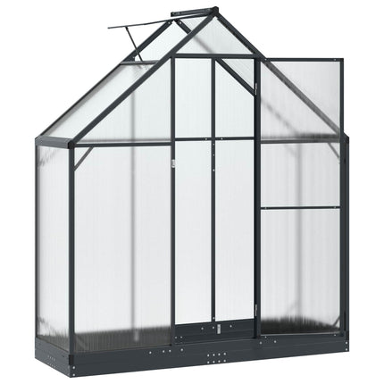 Garden Greenhouse with Door Anthracite 72.24 x 25.00 x 81.50 in