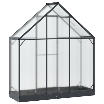 Garden Greenhouse with Door Anthracite 72.24 x 25.00 x 81.50 in