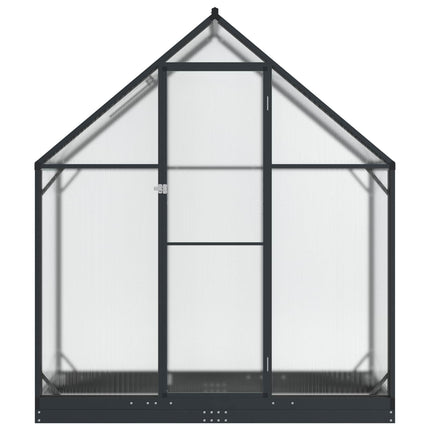 Garden Greenhouse with Door Anthracite 72.24 x 25.00 x 81.50 in