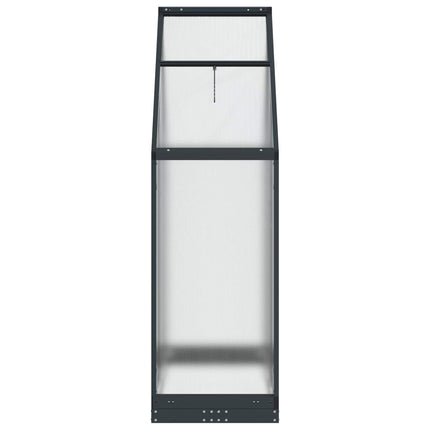 Garden Greenhouse with Door Anthracite 72.24 x 25.00 x 81.50 in