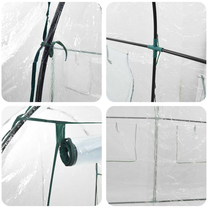Greenhouse with Frame 62.99 x 78.74 x 75.79 in PVC Transparent