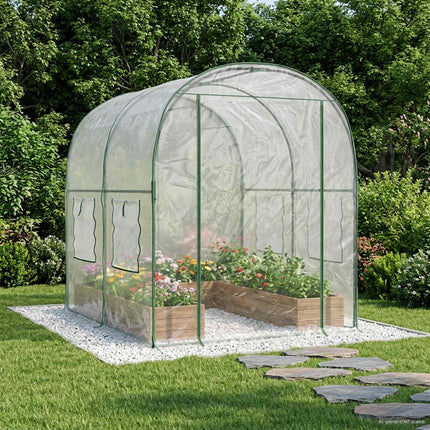 Greenhouse with Frame 62.99 x 78.74 x 75.79 in PVC Transparent