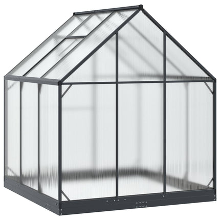 Garden Greenhouse with Door Anthracite 72.24 x 72.24 x 81.50 in