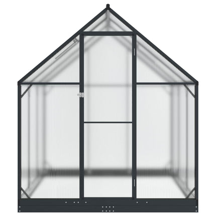 Garden Greenhouse with Door Anthracite 72.24 x 72.24 x 81.50 in
