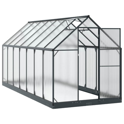 Garden Greenhouse Anthracite 72.24 x 166.73 x 81.50 in