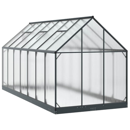 Garden Greenhouse Anthracite 72.24 x 166.73 x 81.50 in