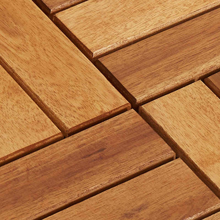 Decking Tile 30 pcs Brown 11.81 x 11.81 in Acacia Hardwood